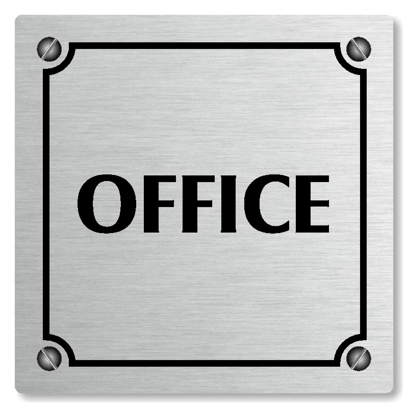 Office, 148x148mm, stříbrná, Kansas